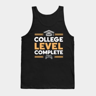 Funny Video Gamer College Graduation 2024 Gamer Grad Tank Top